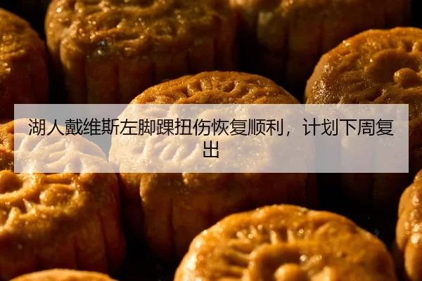 湖人戴维斯左脚踝扭伤恢复顺利，计划下周复出